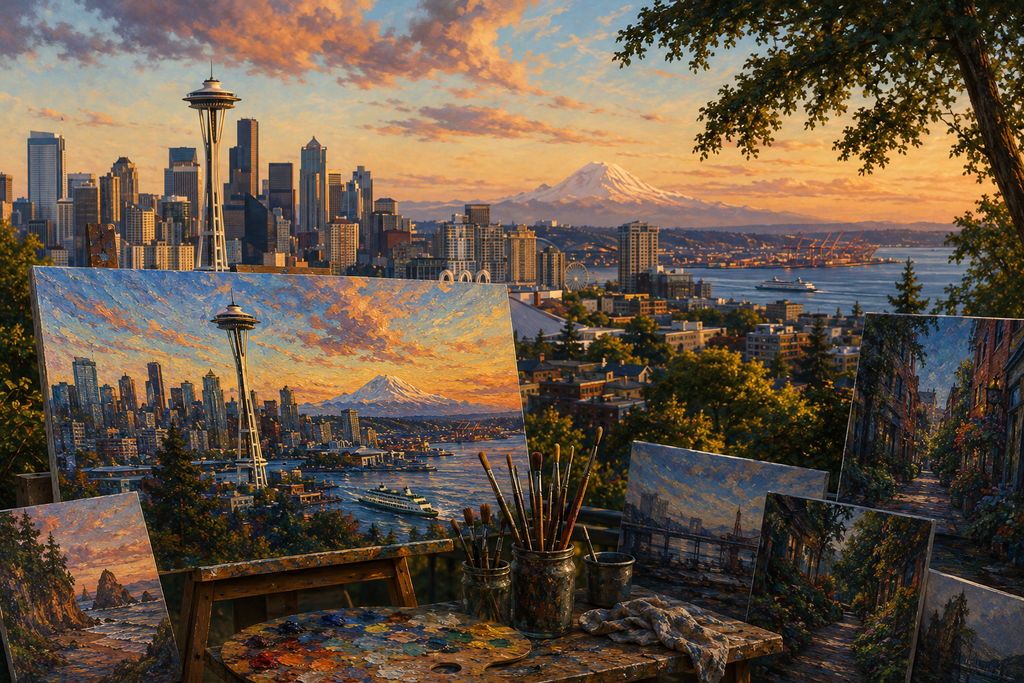 Seattle’s Most Beautiful Places Through Art